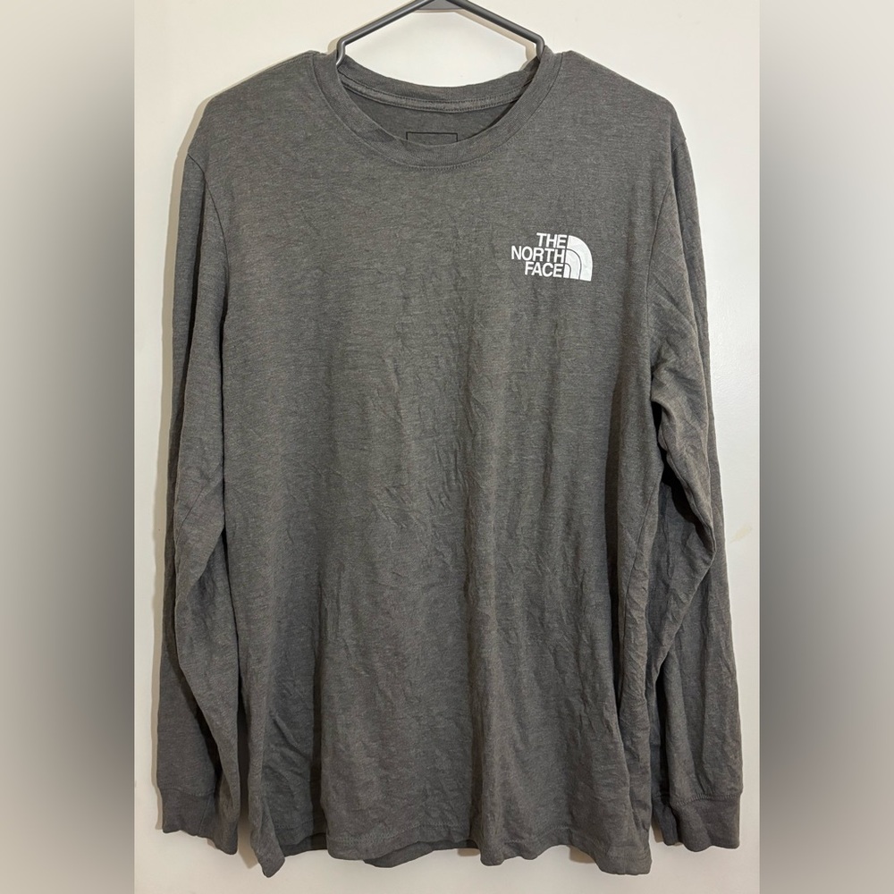 The North Face Gray Long Sleeve Tee Size Medium